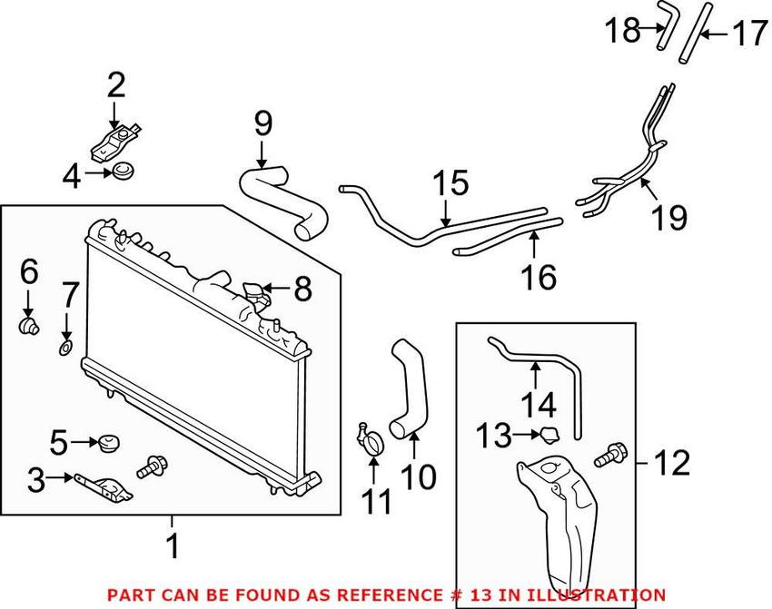 Expansion Tank Cap Genuine Saab 32007335